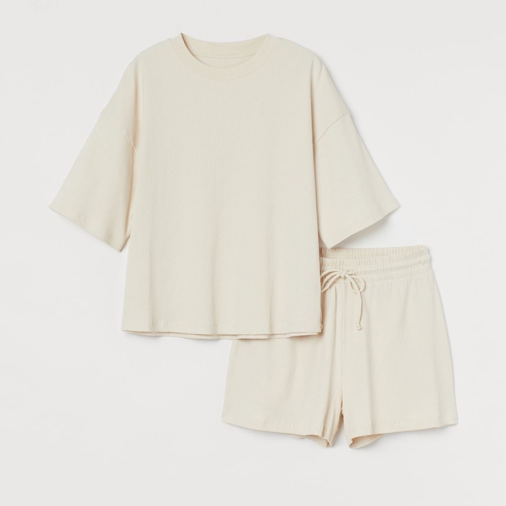 ♥️ H&M Ribbed Lounge Set
